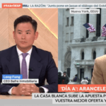 Long Fang, CEO de Bafre, comparte en Espejo Público su visión sobre el mercado inmobiliario y los retos internacionales